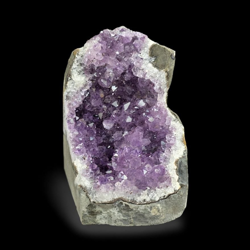 AMATISTA (Drusa Natural) Con flor natural- Púrpura Intenso Deep Purple #6