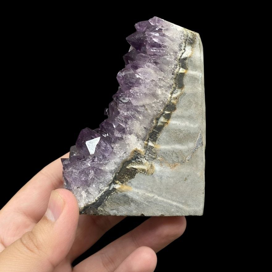 AMATISTA (Drusa Natural) - Púrpura Intenso Deep Purple #8