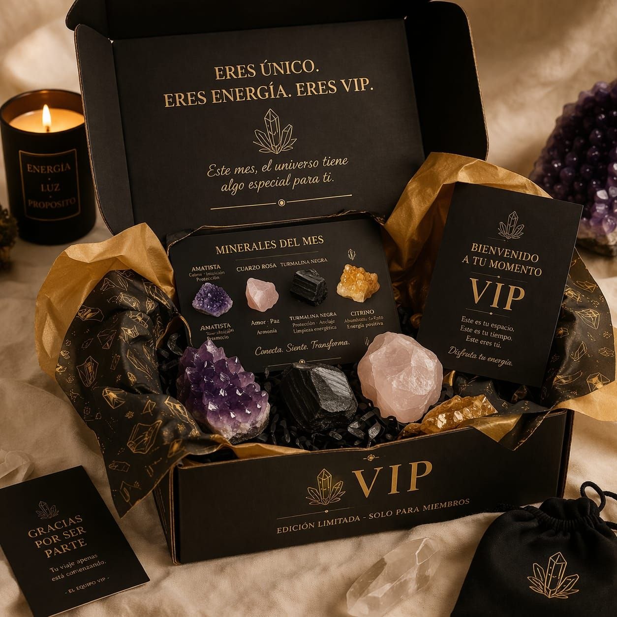 Caja Exclusiva de Minerales