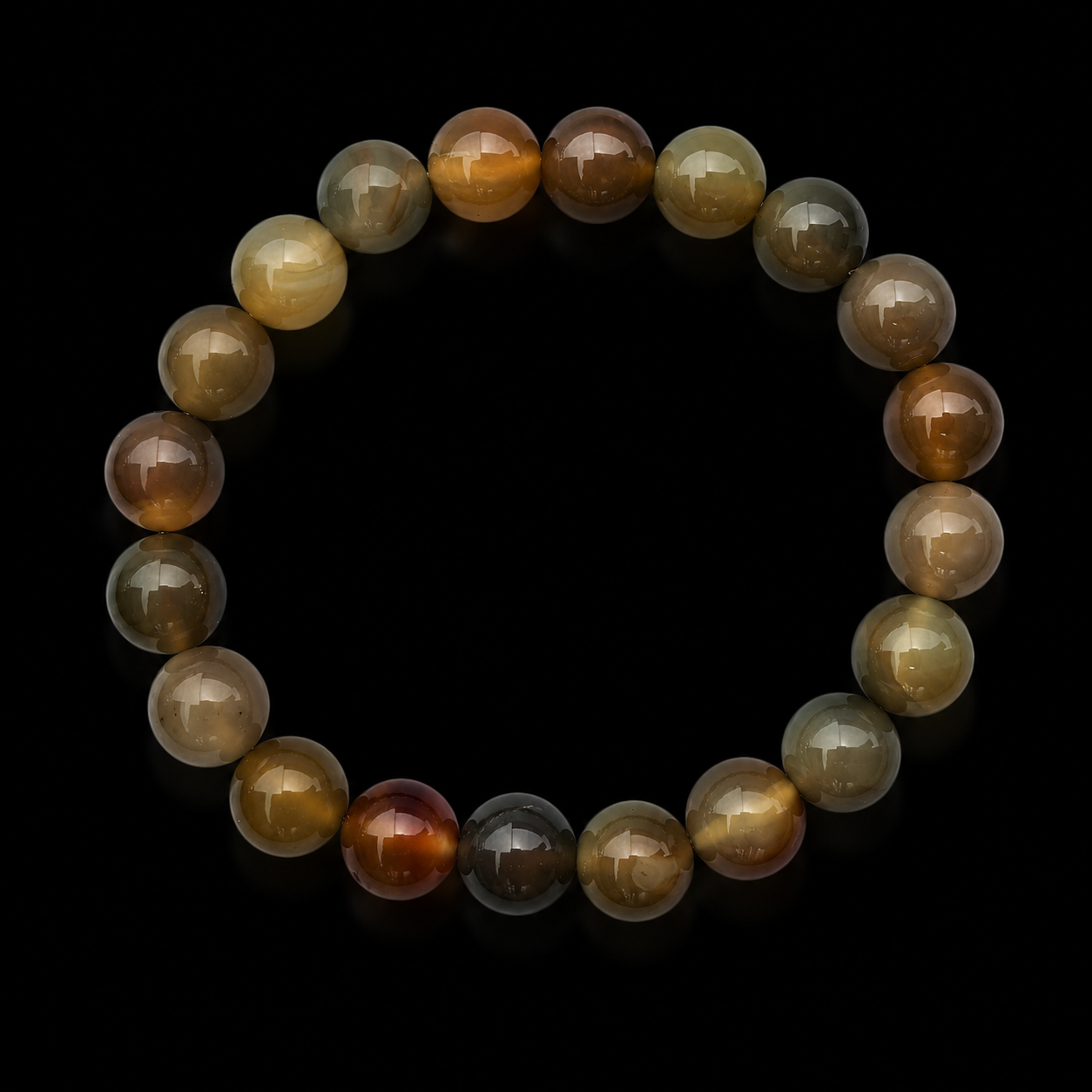 Natural Mineral Bead Bracelets - Adult Size - Earth's Elegance on Your Wrist | HeyMiner
