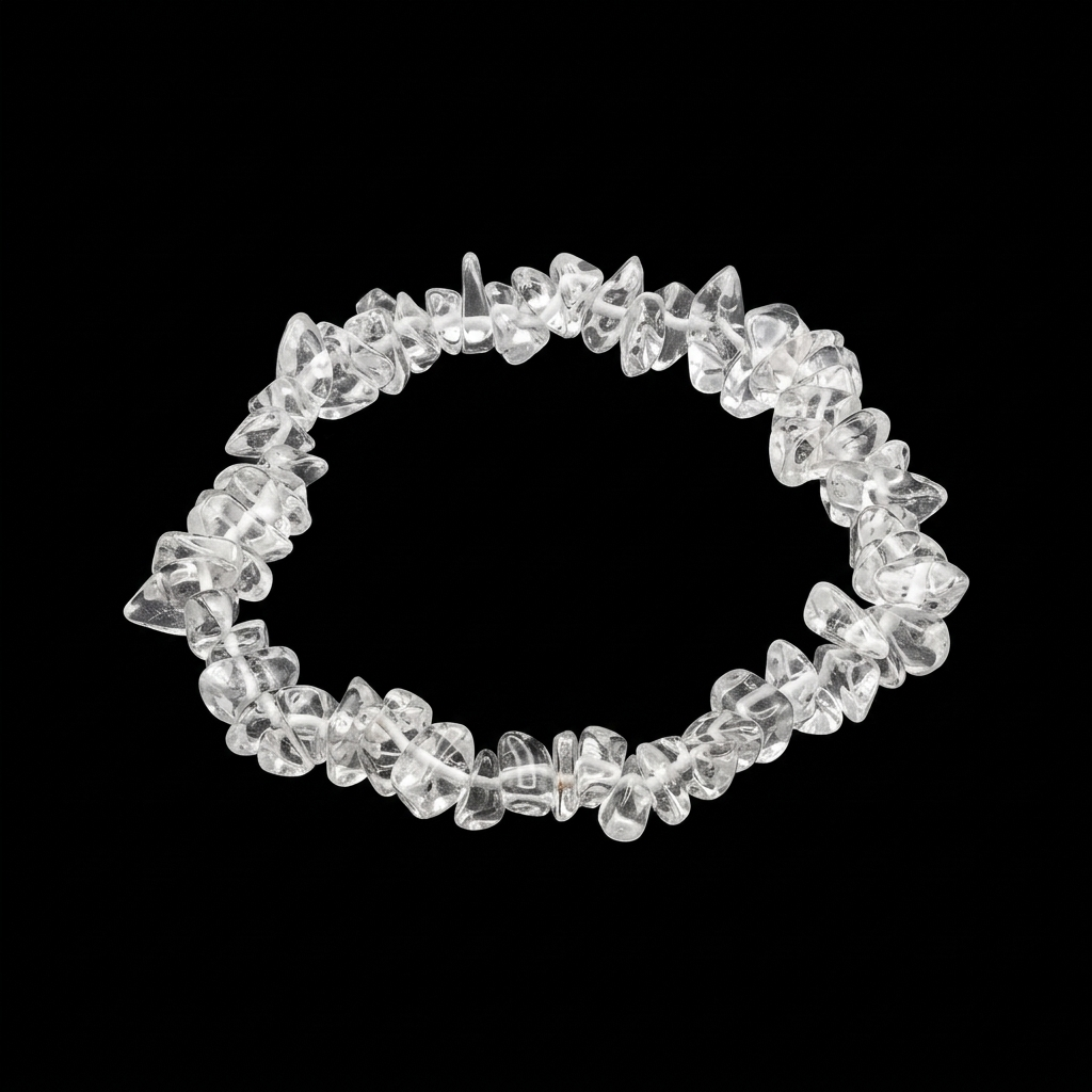 Natural Mineral Chip Bracelet