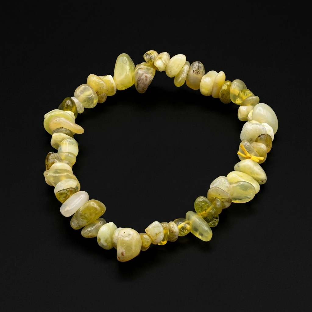 Natural Mineral Chip Bracelet