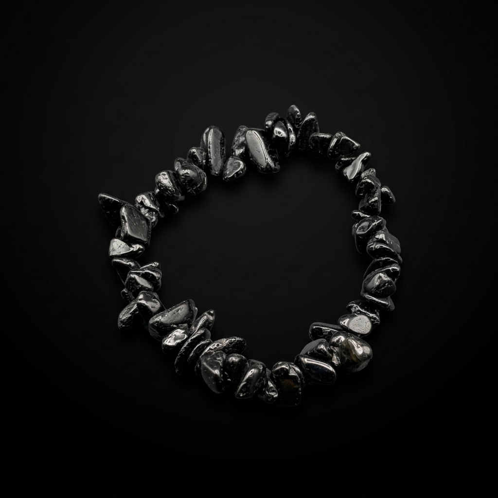 Natural Mineral Chip Bracelet