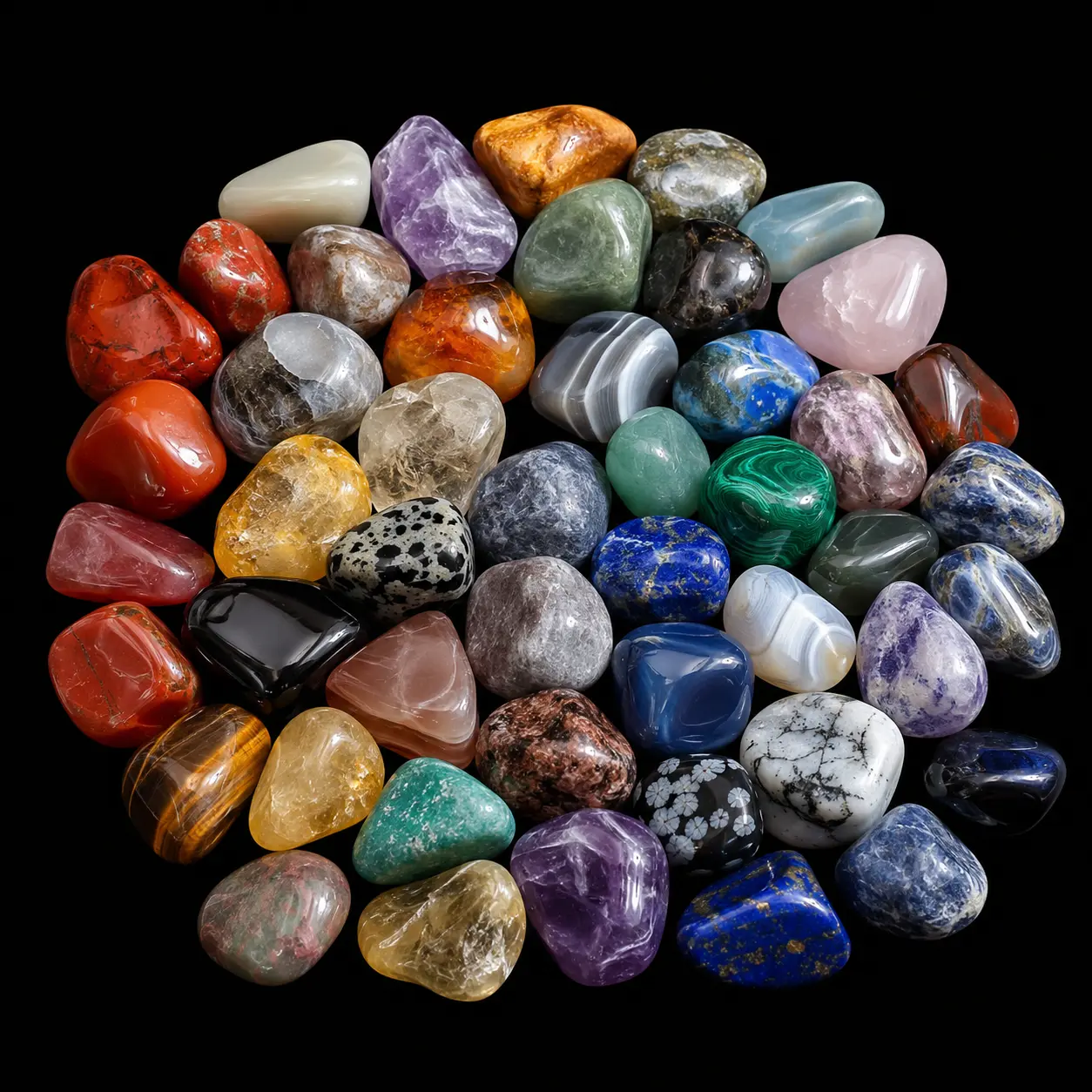 Natural Mineral Tumbled Stones | HeyMiner