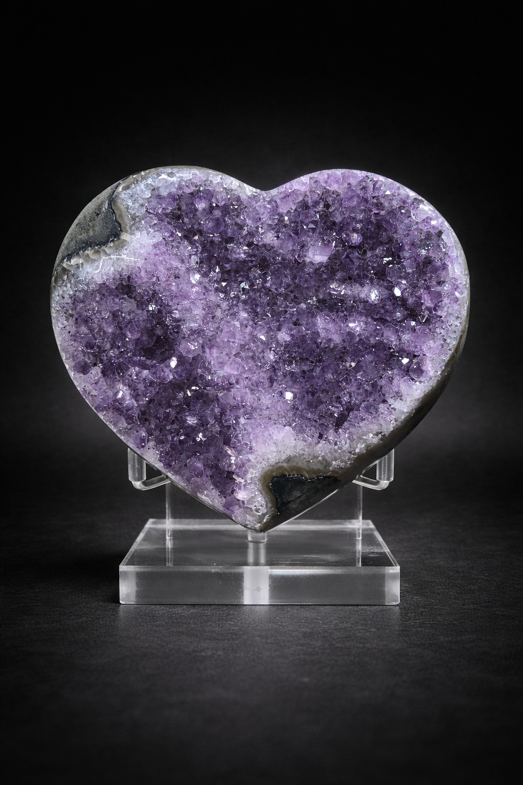 💜 CORAZÓN DE AMATISTA NATURAL – PIEZA ÚNICA