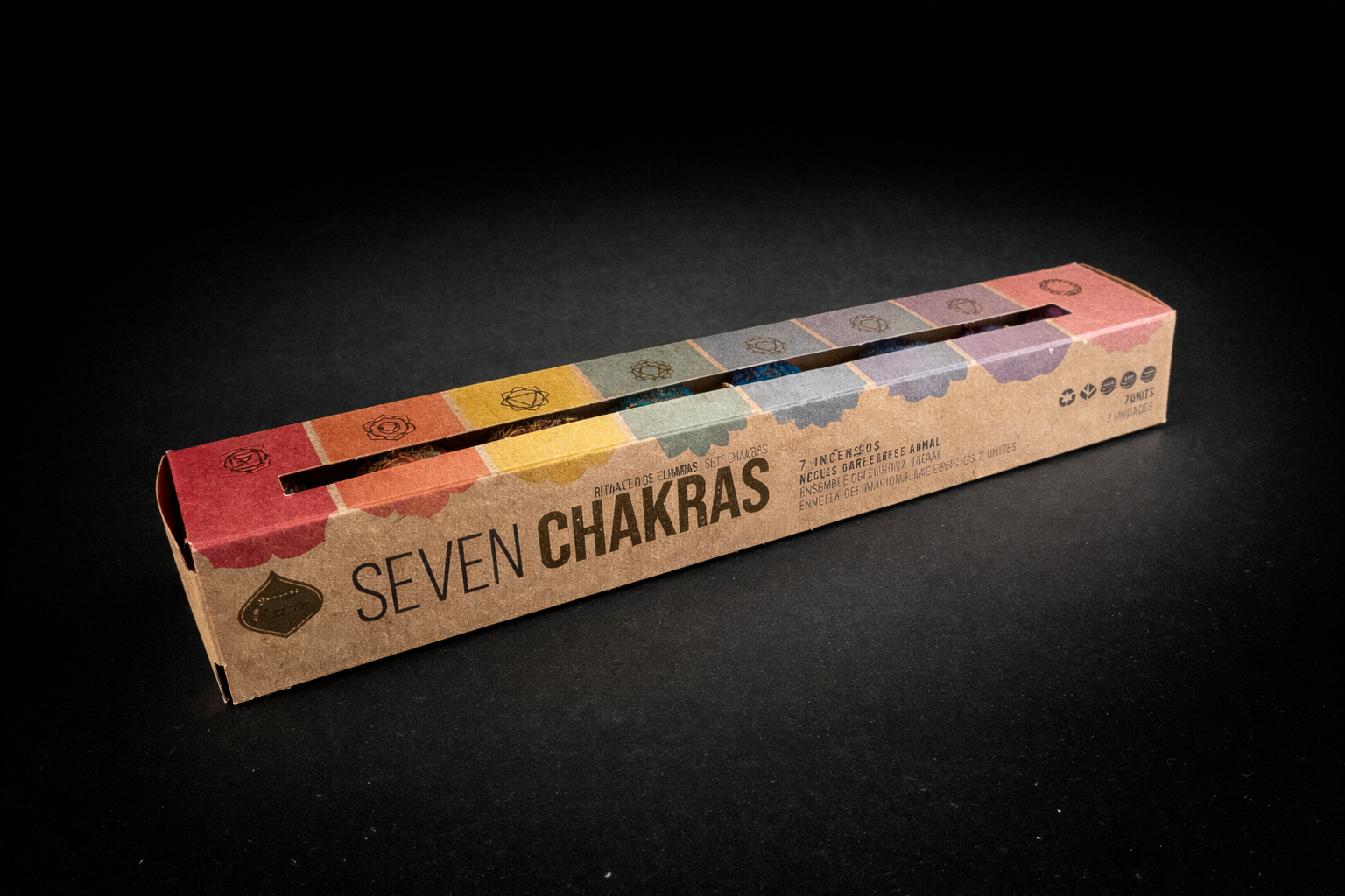 Incienso Seven Chakras (7 unidades) – Ritual de equilibrio y bienestar | HeyMiner