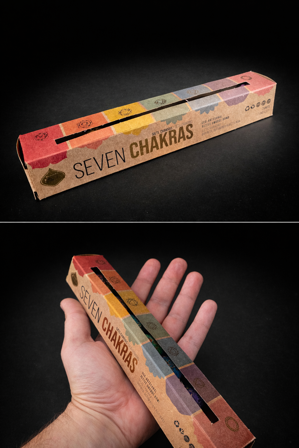 Incienso Seven Chakras (7 unidades) – Ritual de equilibrio y bienestar | HeyMiner