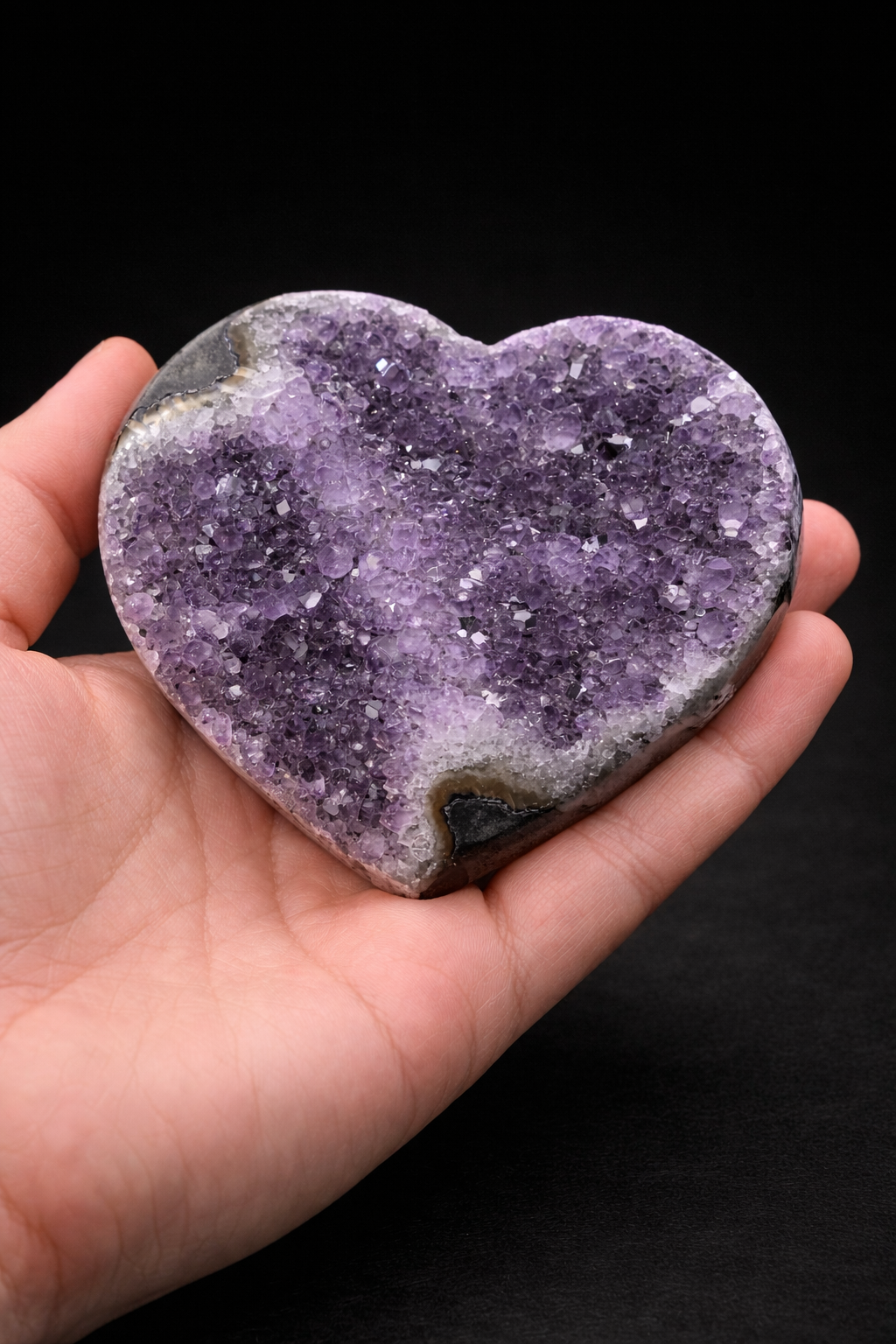 💜 CORAZÓN DE AMATISTA NATURAL – PIEZA ÚNICA